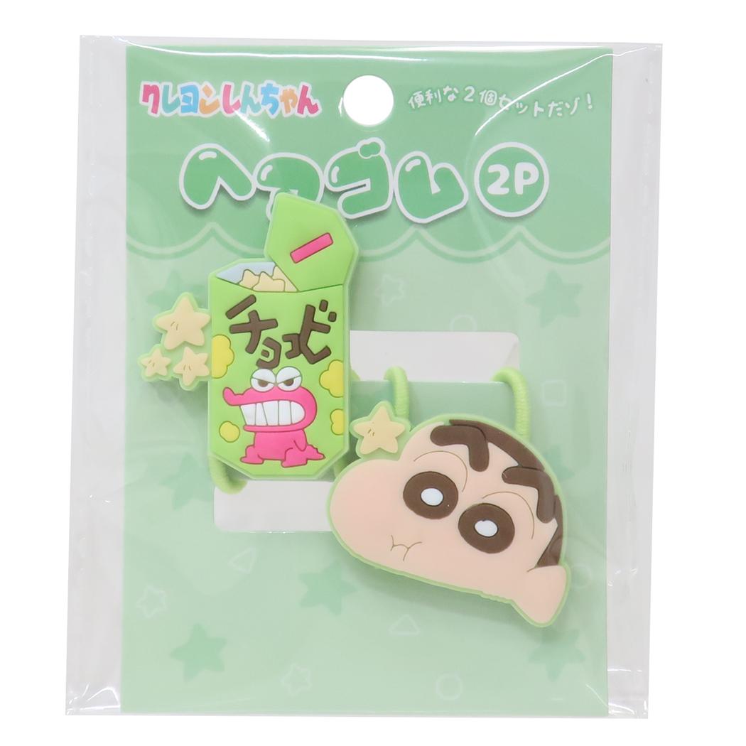 Hair tie 2P accessory Crayon Shin-chan Green I Planning ornament Anime mail delivery available