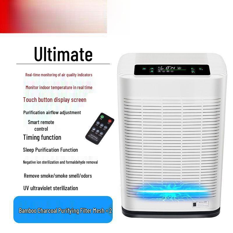 Smart Indoor Air Purifier: Fast Formaldehyde Removal & Pet Deodorizer