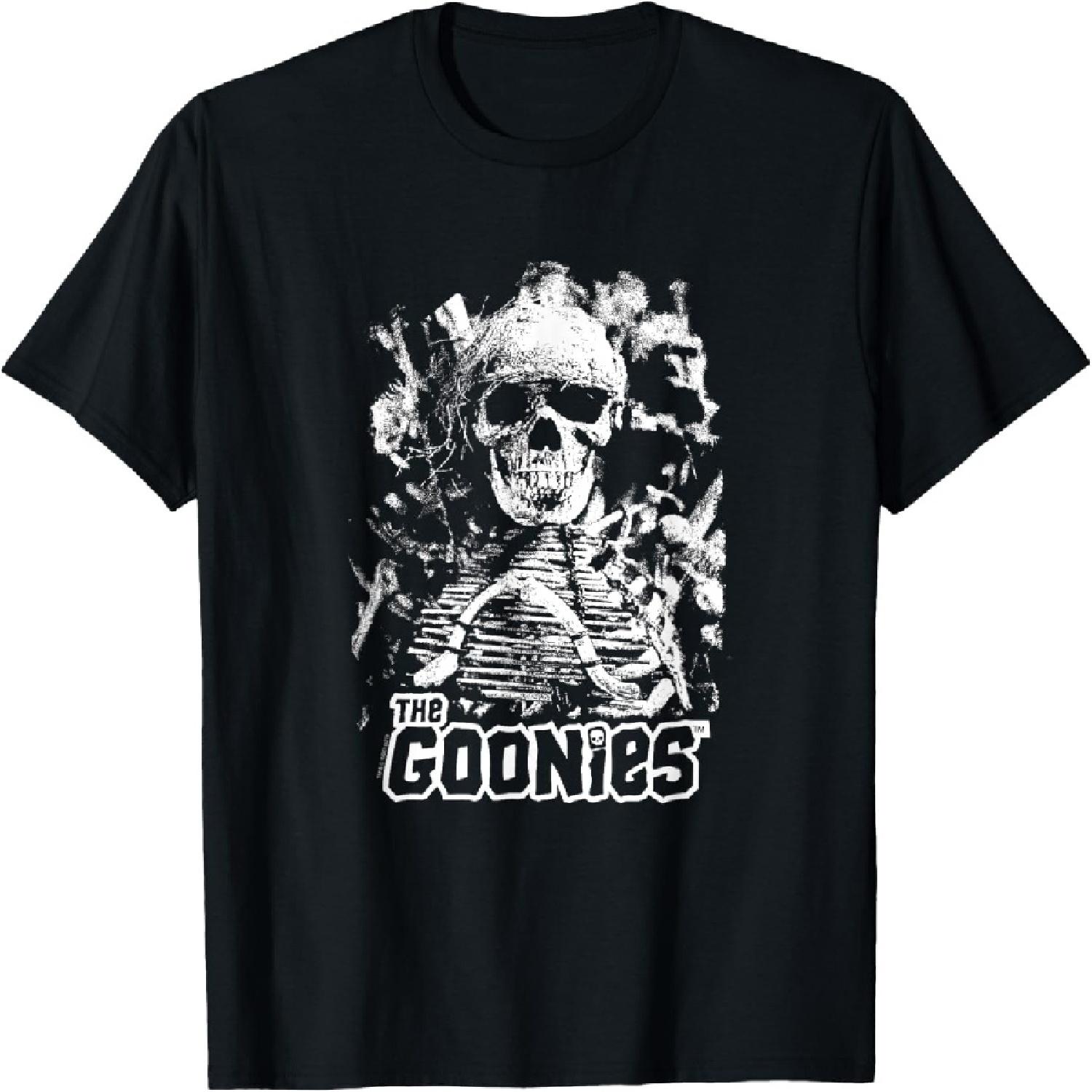 Skeleton White Graphic Movie T-Shirt S