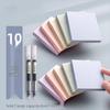 Morandi Colored Sticky Notes - Strong Adhesive, Small Strips for Students, Pure Color Memo Papers