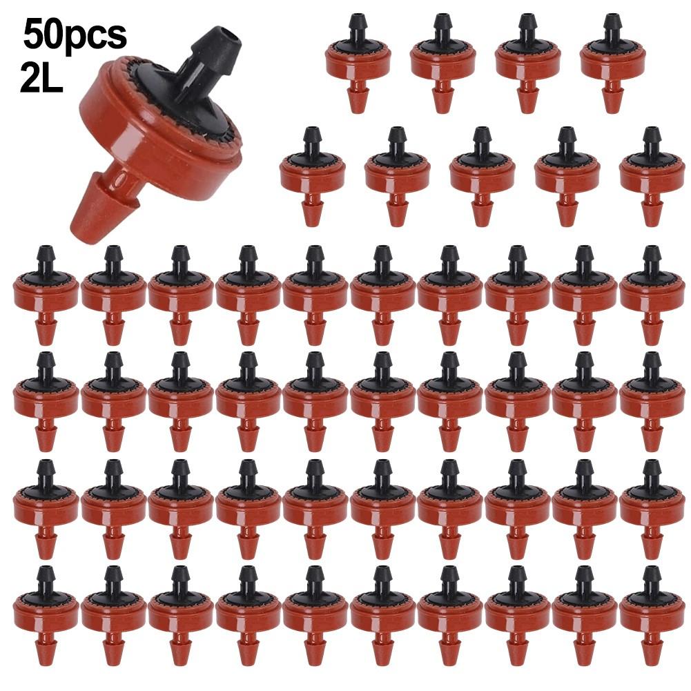 50PC Pressure Compensation Drip Heads for Reliable Irrigation Solutions