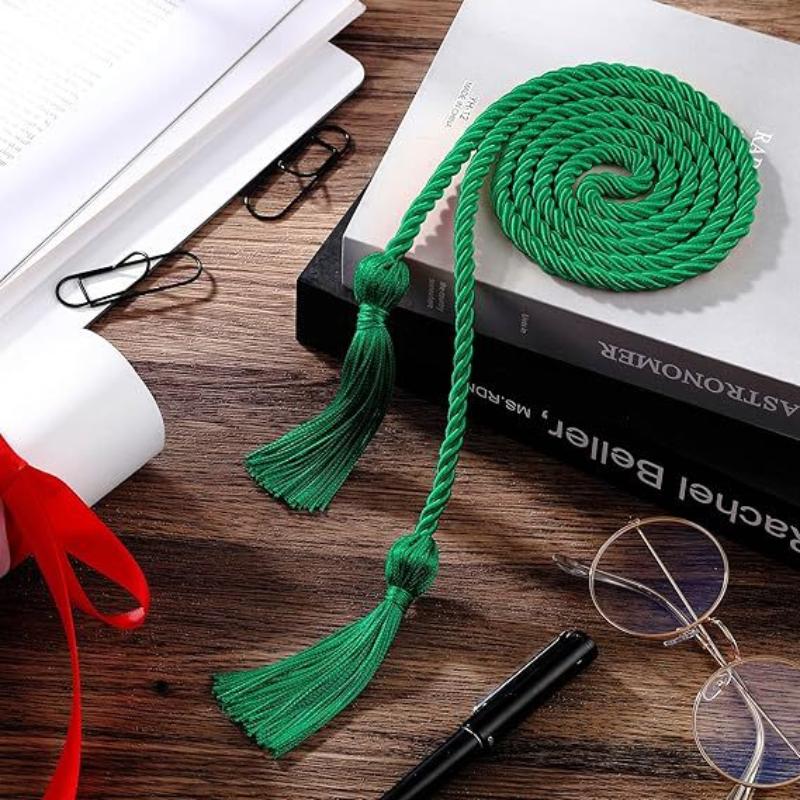 1 Pezzo 170CM Nappe Corda Lunga Doppia Frangia Nappe Cordini d'Onore per Laurea Artigianato Fai da Te Tenda Accessori Toga del Bachelor