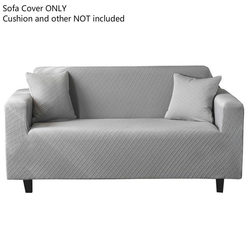 Cozy Stretch Sofa Cover With Jacquard Design Perfect For 1-4 Seater Furniture