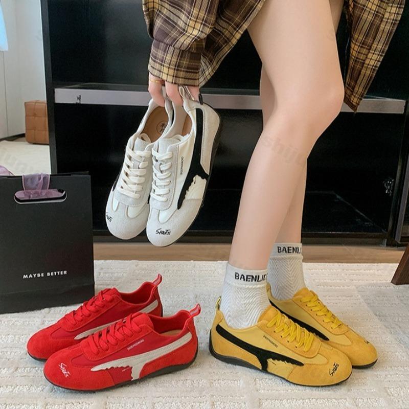 Fashion Soft Soled Fashion Low Top Casual Shoes for Women's Spring 2025 New Comfortable Versatile Fashion Trend Non slip Flat Sneakers