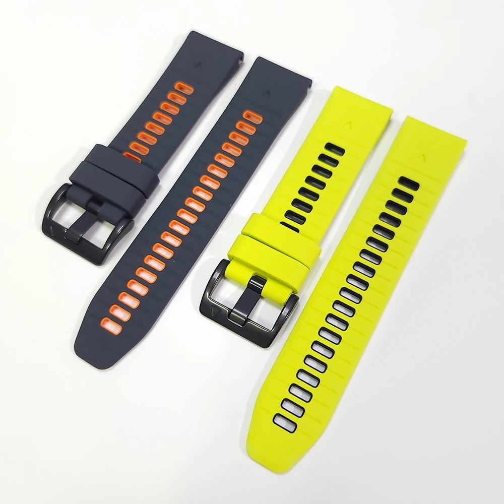 QuickFit 22mm 26mm Silicone Watch Band For Garmin Fenix E 8 5 5X 6X 7 7X/Epix Pro Gen 2 TACTIX/Mk2 Mk2i G1/MARQ/Enduro 3 2 Strap
