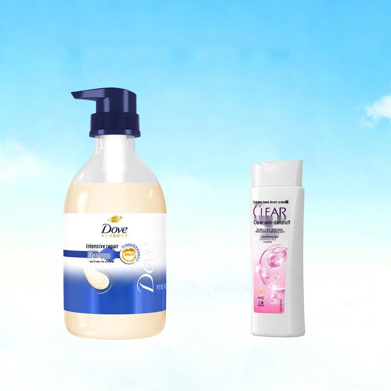 

Dove Intensive Nourishment & Clear Anti-Dandruff Shampoo Bundle