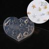 Silikonová forma na modelování nehtů Oceánský styl Mušle Hlemýžď Hvězdice 3D razítkovací destička Šablony na nehty DIY UV gel Manikúrní nástroje Nail Art
