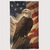 Eagle Pattern On the National Flag Flannel Printed Blanket Suitable for All Seasons Suitable for Living Room Office Sofa Travel