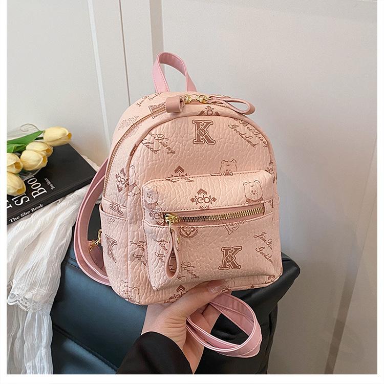 Schoolbag Mini Small Backpack Women's 1011 New Large Capacity Backpack Student School Bag Backpack Single Shoulder Women's Bag Wholesale