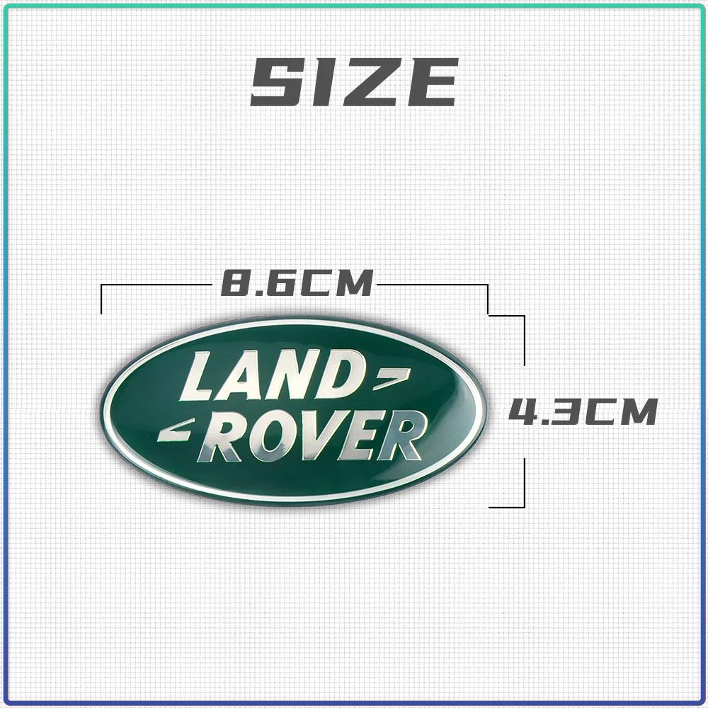 1 stk Bilemblem Hætteemblem Front Bagagerum Logo Bil Styling Til Land Rover Freelander 2 L2 LF Discovery 3 4 L319 L462 Range Rover 3 4
