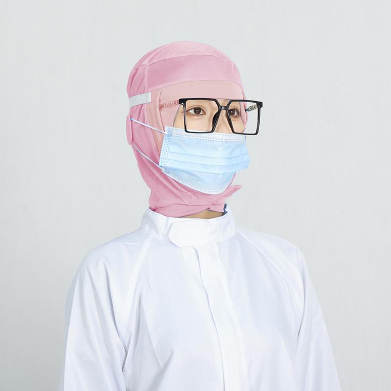 

Breathable Mesh Snap-Back Hat for Women - Perfect for Kitchen, Workshop, and Catering Hygiene One Size