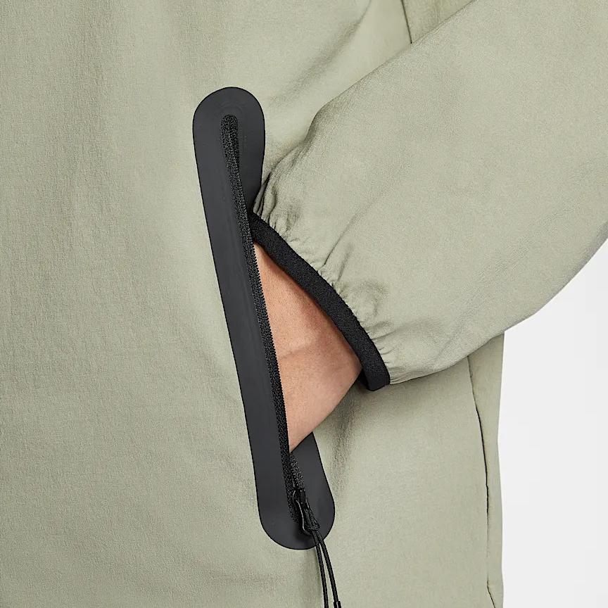 Nike Windrunner Tech Woven Zip-Up Hooded Fashion Jacket Men Jackets Light-Army-Green HM7152-320