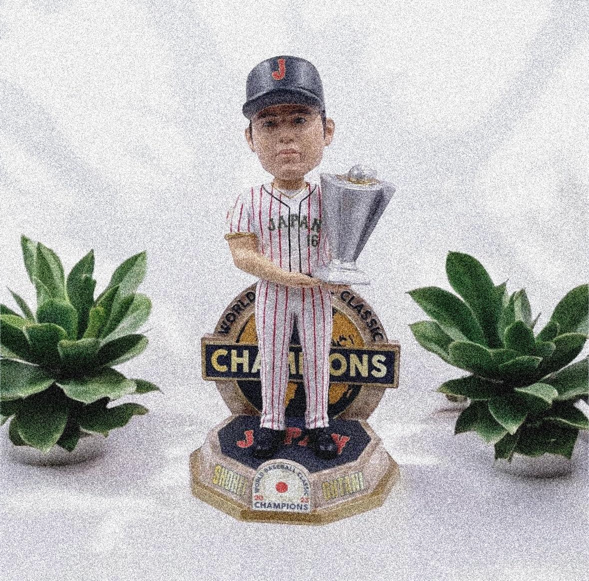 

to 323 Shohei Ohtani Bobblehead WBC 2023 Champions MVP Official Merchandise [Limited units] Doll, Item,