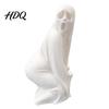Creepy Ghost Collectible Halloween Figurine, Funny 3D Printed Scream Statue Decoration for Desk, Tabletop, Mantel, Shelf, Spooky Home Decor