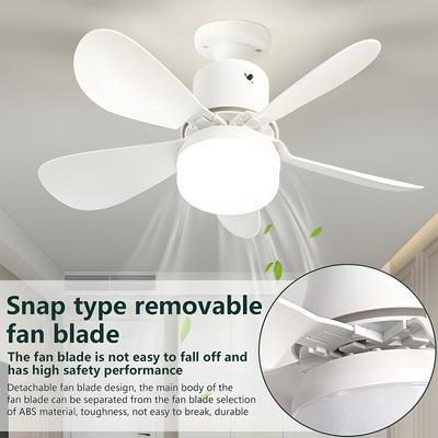 Ceiling Fan Light LED 30W E27 With Remote Control for Dimming Modern Smart Suitable For Living Room Study Household Use 85-265v
