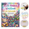 No Ink Bleed Notebook 2026 Hobbies & Wellness Workbook for Women 12-Month Leakage Resistant Journal Guided Motivational Gift Self-Care Goal