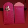 10Pcs/Set Hongbao Blessing New Year Red Envelopes Paper Universal Spring Festival Envelope Thickened Gift Bag Wedding