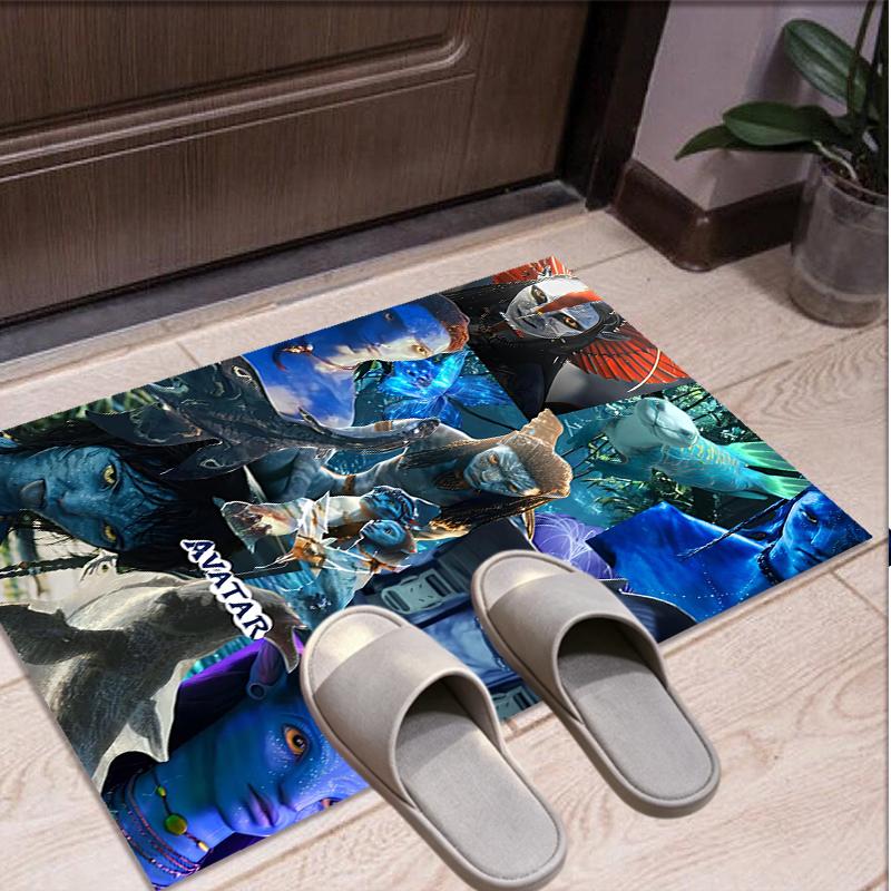 Alfombra con Patrón de Avatar, Felpudo para Interior/Exterior, para Picnic, Sala de Juegos, Dormitorio, Oficina, Sala de Estar, Alfombra Decorativa para el Hogar, Regalo de Cumpleaños