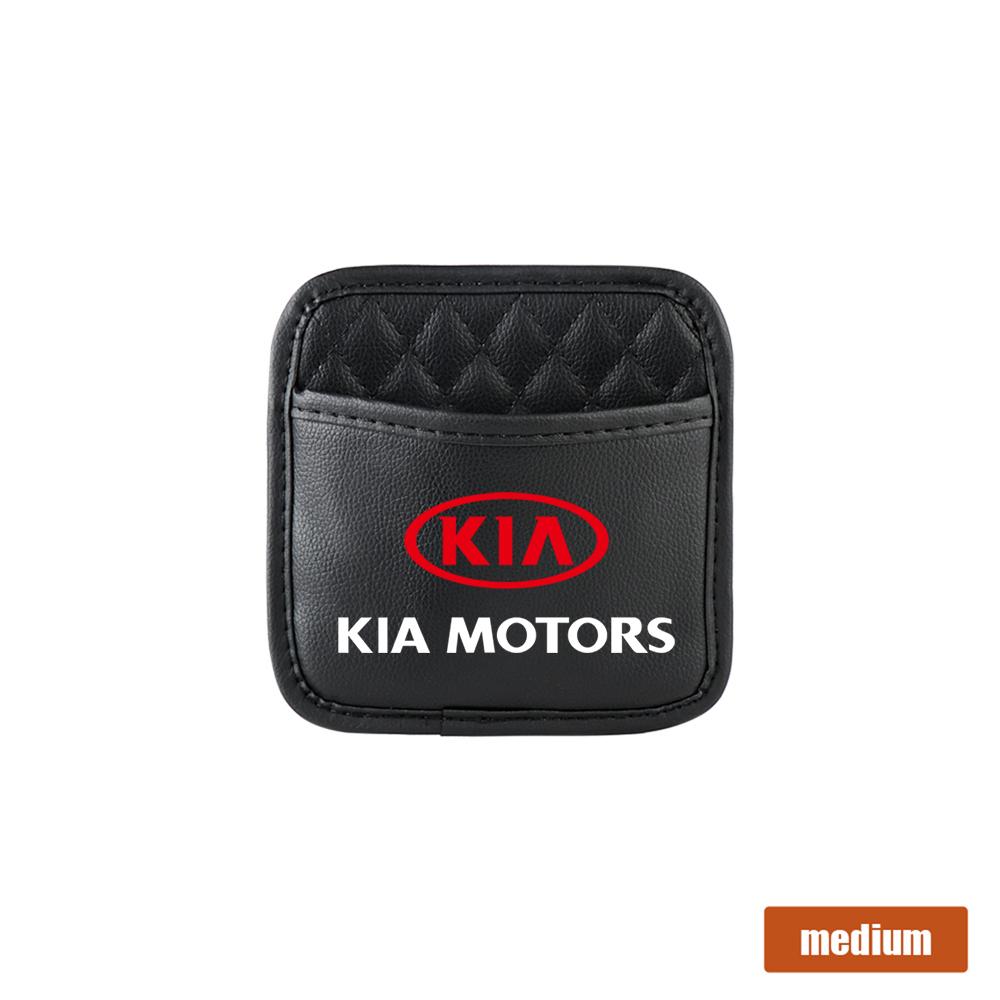 2026 Hot Car Sticker Car Storage Pocket Seat Back Bag Auto With Adhesive For Kia Sportage Rio 3 Soul Picanto EV6 Cerato Niro Tel