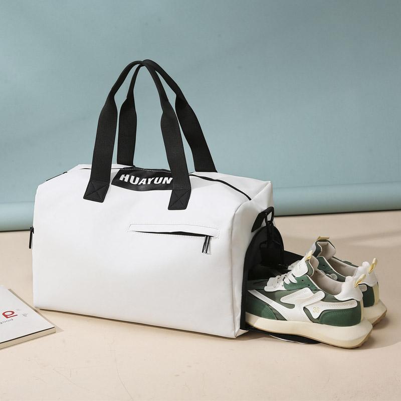 Geantă de gimnastică ușoară bărbați hidrofugă, uscată și umedă, geantă de călătorie separare pantofi Genți femei, geantă portabilă de călătorie de capacitate mare