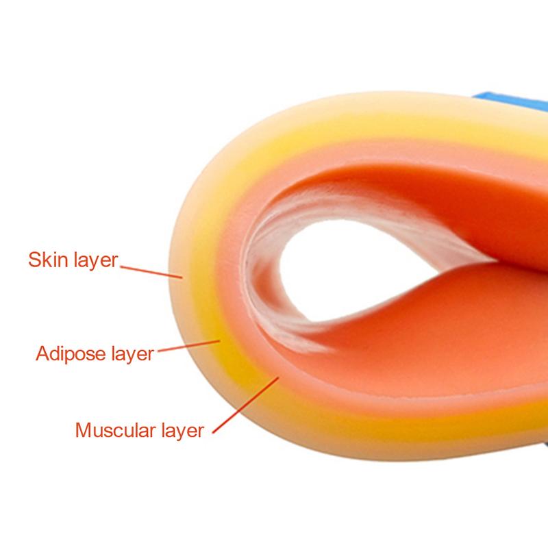 Hautnahtmodell Wunde Silikonnahtpad Y Traumatisches Nähtrainingspad Wiederverwendbare Silikonnaht-Übungsmatte