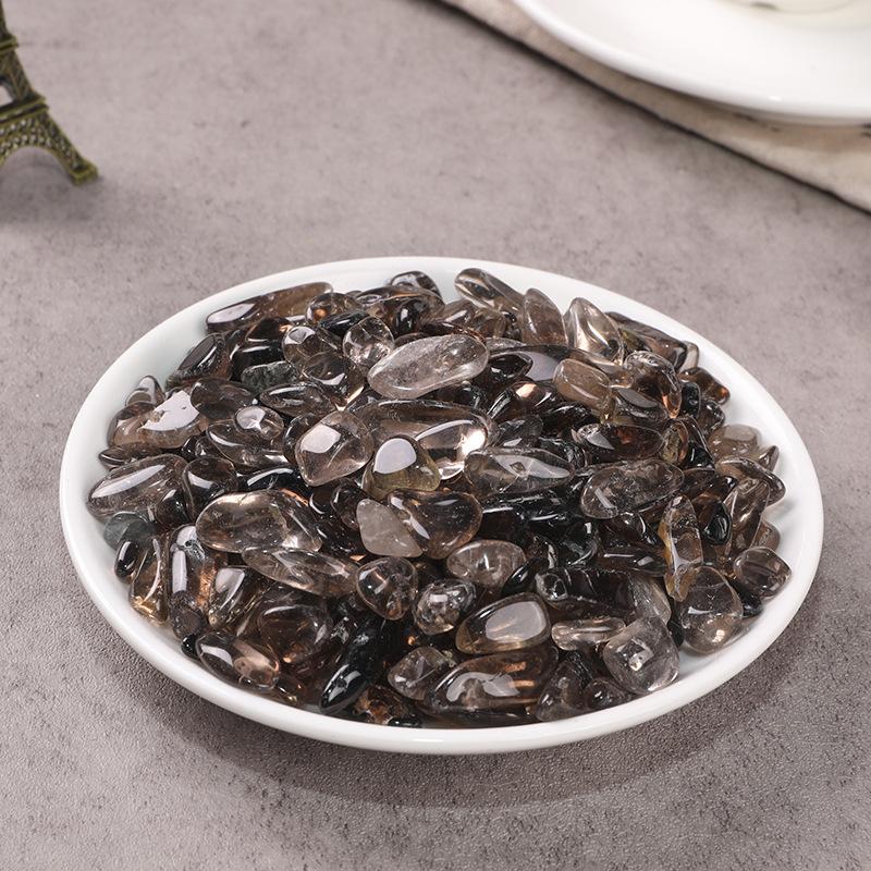 Naturkristallsteine DIY Schmuckherstellung Strang Steinperlen Blumentopf Aquarium Dekorative Ornamente Reiki Heimdekor Handwerk