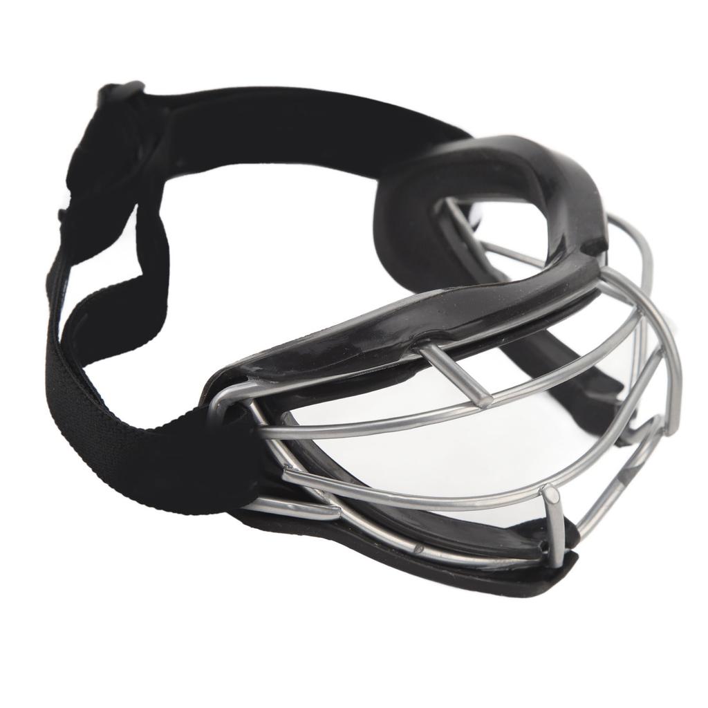 Lacrosse-Brille Silikon Ferrolegierung Ergonomisches Design Anti-Rutsch-Textur Hockey-Brille für das Training