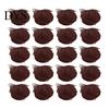 Bun Styling Hair Net 20Pcs Ballet Buns 5MM Invisible Breathable Stretchy Nylon Women Nurse Girls Stewardess Bank Staff Hairbun Elastic Edge Mesh Cover
