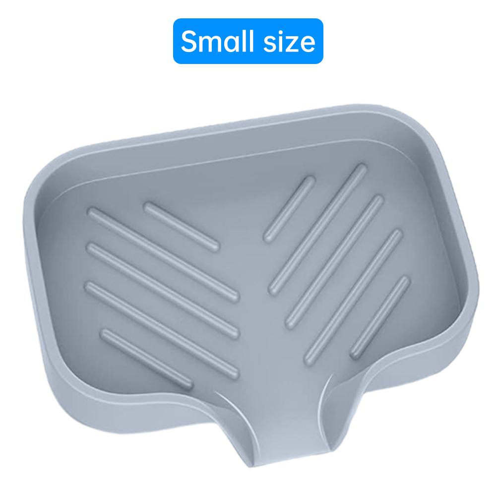 

Силиконовый самодренажный держатель для мыла Силиконовая мыльница для кухонной раковины Подставка для губки Органайзер для столешницы для средства для мытья посуды