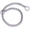 Dog Training Slip Chains Heavy Metal Dog Choke Collar Adjustable Chrome Plated P Chain Dog Collar for Pet Puppy Medium Large Dog