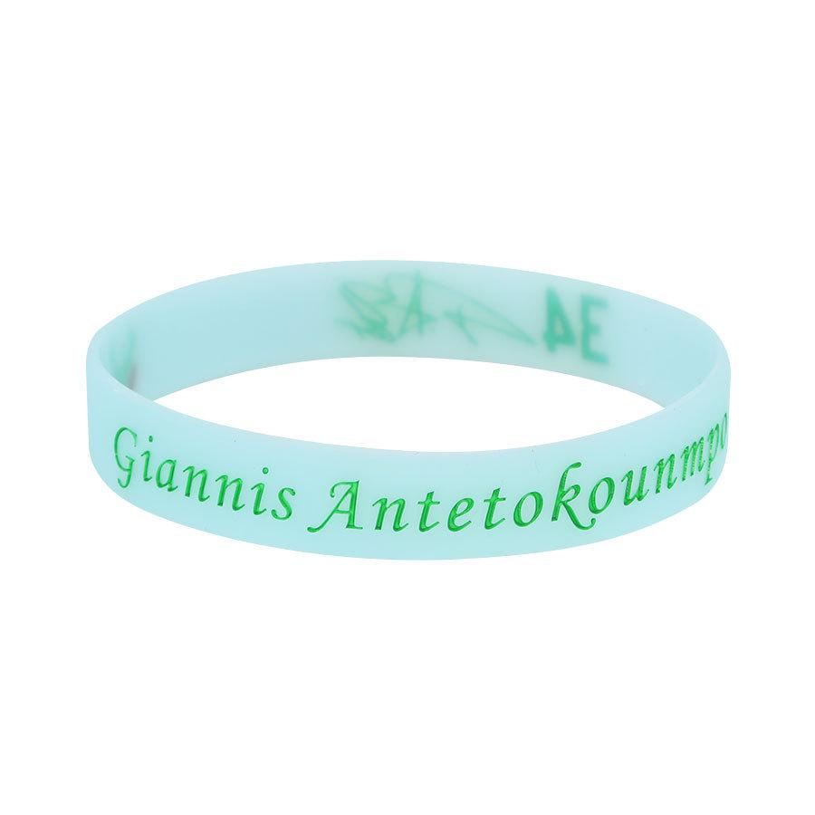 Douyin Popular NBA Star Signature Luminous Silicone Sports Bracelet/Wristband