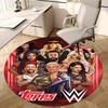 WWE Chair Mat Round Rug-Office Carpet, Machine Washable, Non-slip, Suitable for Living Rooms, Bedrooms