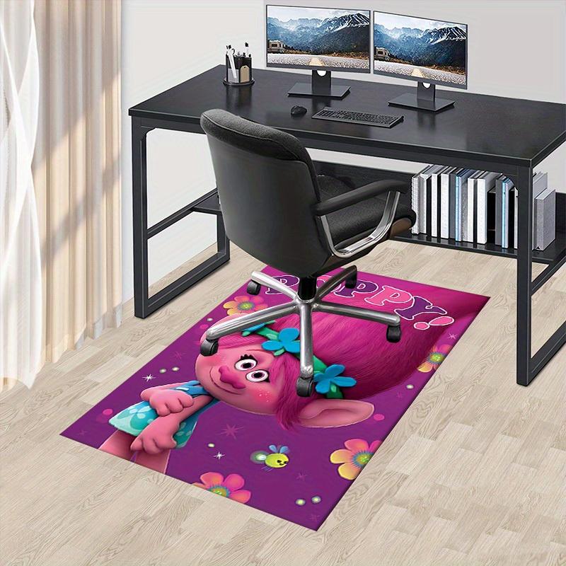

Poppy Office Carpet Soft Polyester Entrance Carpet Washable Non-slip Machine Washable Indoor Carpet Living Room Bedroom Dining Table Entranc 60cm by 90cm