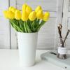 10/5Pcs Artificial Tulips Flower Real Touch Fake Faux Pu Tulips Flower Arrangement Wedding Bouquet Mother'S Day Gift Home Decor