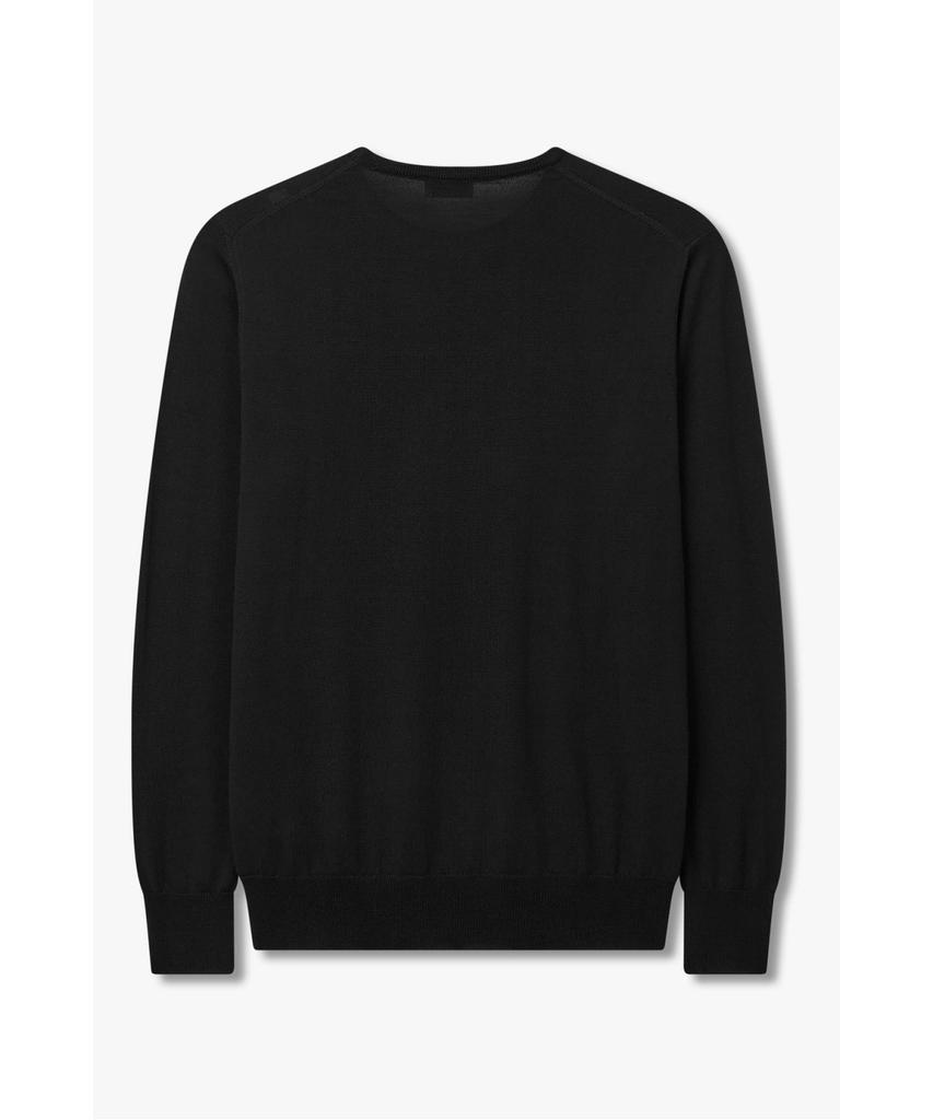 MAN ON THE BOON [Morgano] Crewneck Sweater_Black 4715313913