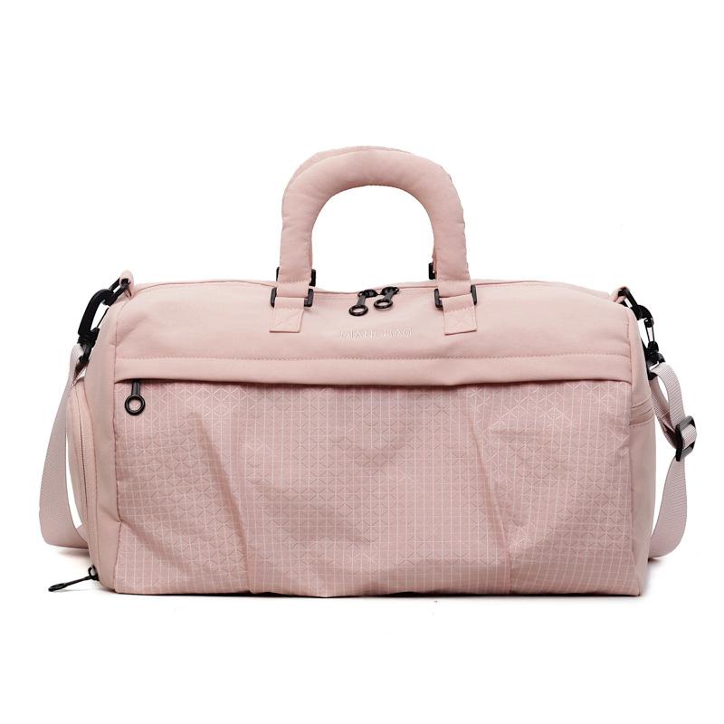 Summer large-capacity new bag short trip shoulder messenger bag women's separation versatile tote bag dry and wet
