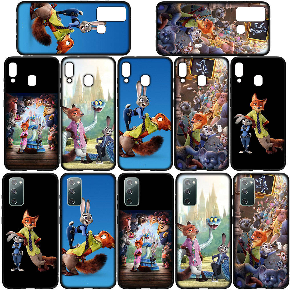 Phone Case for iPhone 17 16 15 Plus Huawei P30 P20 Lite Redmi Note 14 12 11 13 Pro Max OPPO A60 A80 A40 A18 A38 Anime Judy Zootopia Garys Nick 2 Cover
