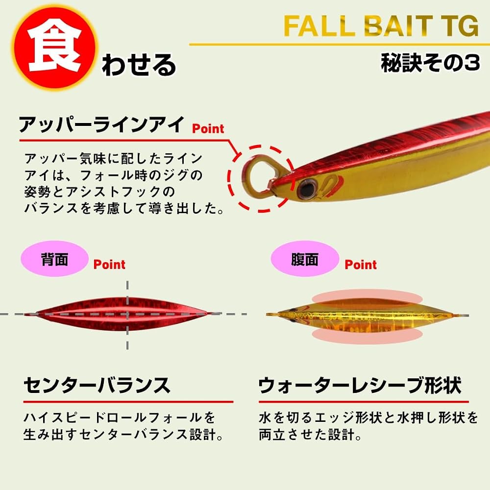 Daiwa Tungsten Jig Fall Bait TG 80g PH Silver Glow Head Fishing Tackle