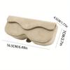 Sunglasses Holder for Car Sun Visor, Leather Auto Eyeglasses Storage Case with Hidden Magnetic Closure