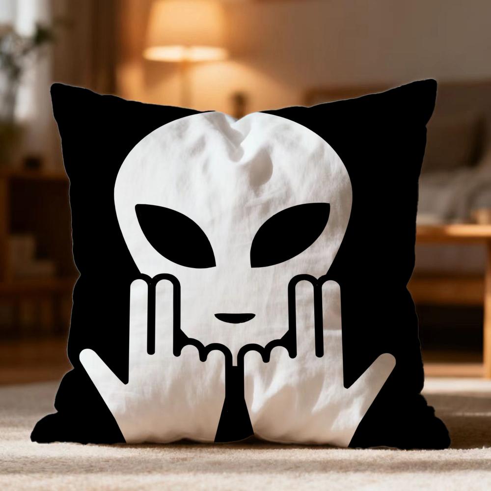 Hot J-JJuL Cushion Cover Soft Washable Pillow Case Multi-Scene for Couch Bed Travel Office Use