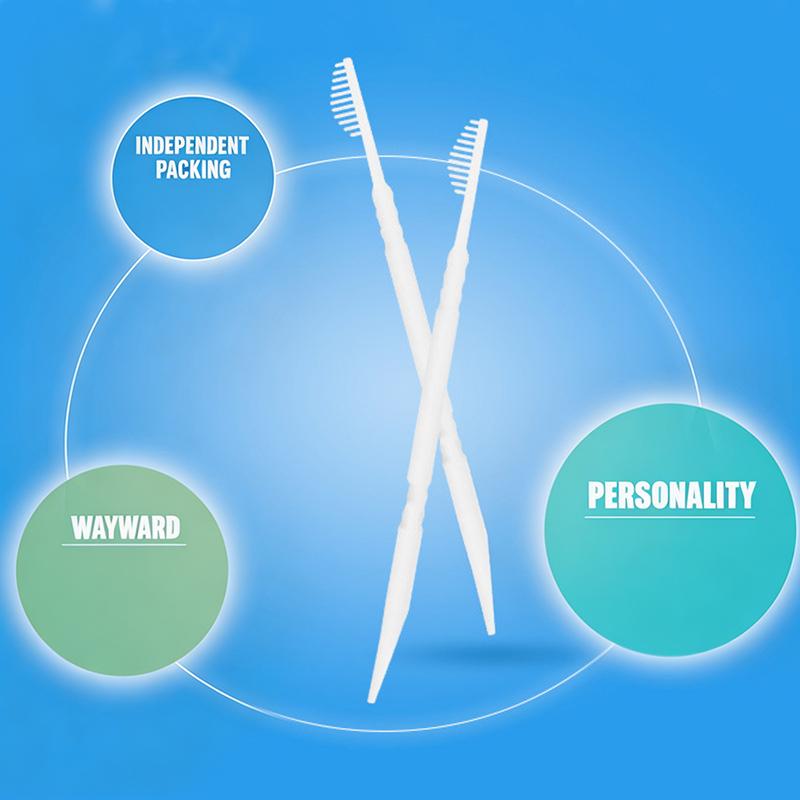 240Pcs/Box Portable Fish Bone Shape Disposable Plastic Toothpicks Teeth Cleaning Interdental Brush Oral Gum Teeth Cleaning Care