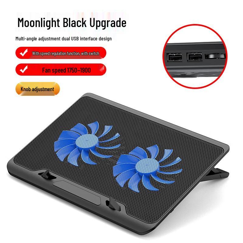 ZHAOGUNI Laptop Cooling Stand with Dual Fans