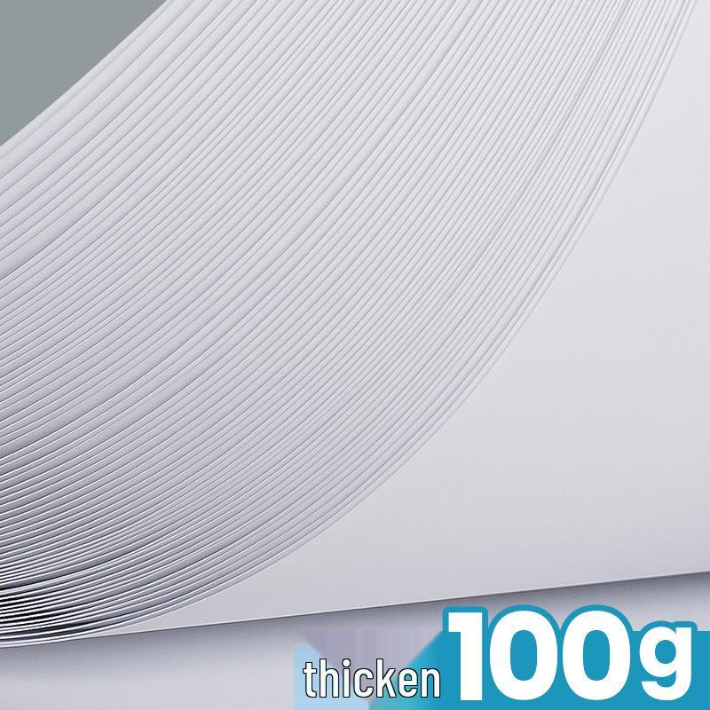 Yuanhao A4 100gsm Extra Thick White Photocopy Paper, 120g, 100 Sheets for Office/Home Use