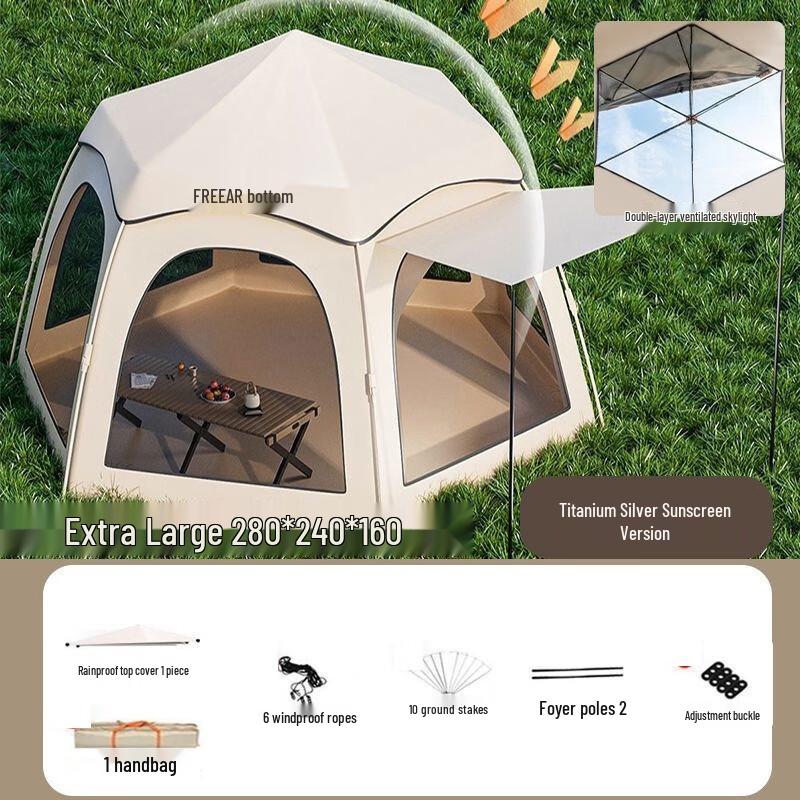 OEING Automatic Pop-Up Camping Tent Extra Large
