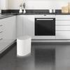 Bathroom Trash Can Press Top Trash Can Small Garbage Can Household Narrow Wastebasket for Toilet Bedroom Living Room