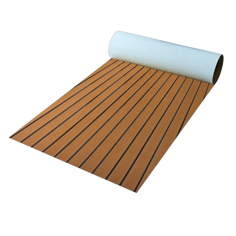 

Adhesive Marine Flooring EVA Boats Flooring Decking Sheet for Motorboat Kayak Surfboard Anti Slip Sheet Easy Installation светло-коричневого