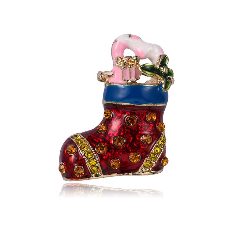 Винтажная брошь-булавка «Санта-Клаус», рождественская елка - Праздничная шляпа, корсажное украшение, лимитированная серия