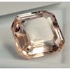 Asscher Cut Natural Peach Morganite 7-9 Ct Beautiful Certified Loose Gemstone