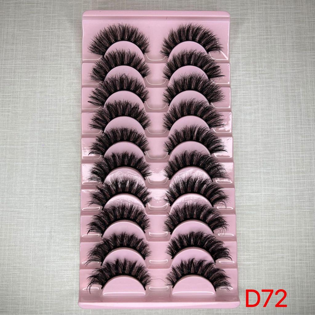 8D Puszyste sztuczne rzęsy z norek: W stylu europejskim i amerykańskim, wielowarstwowe, długie i kręcone