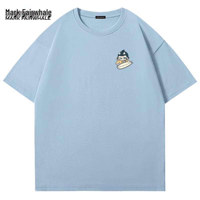 Mark Fairwhale Men's Trendy Loose Fit Short Sleeve T-Shirt